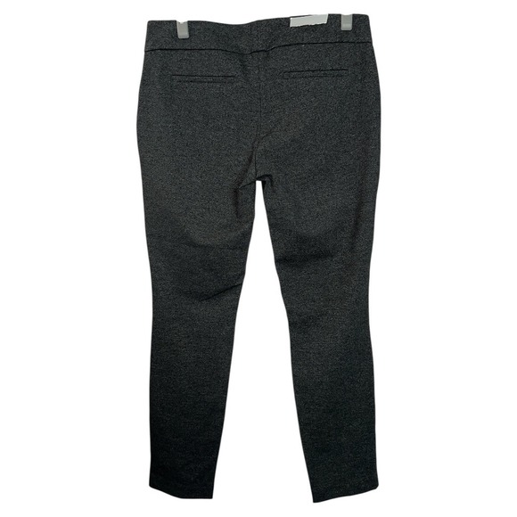 Hilary Radley Charcoal Ponte‎ Knit Slim Leg Pants Womens Large Stretch Workwear - Picture 6 of 8
